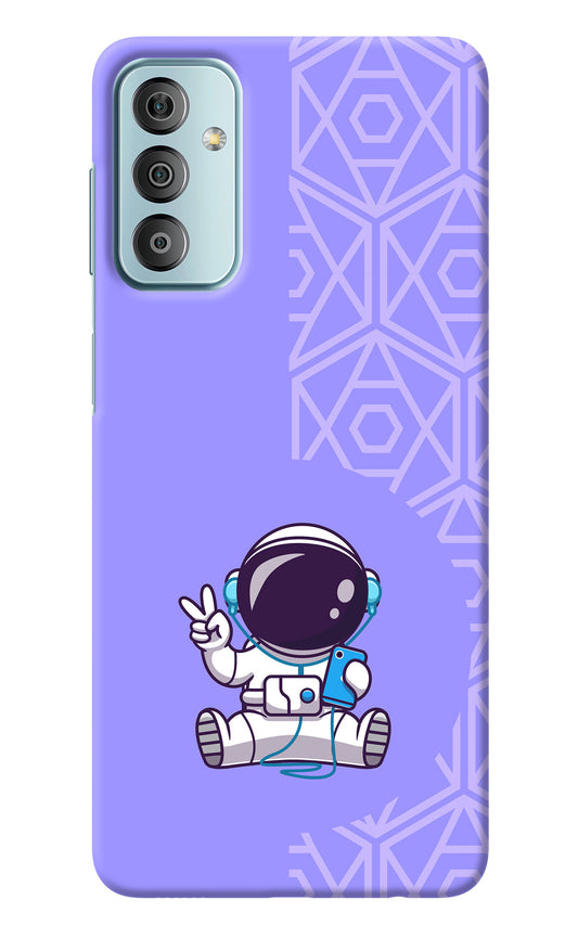 Cute Astronaut Chilling Samsung F23 5G Back Cover