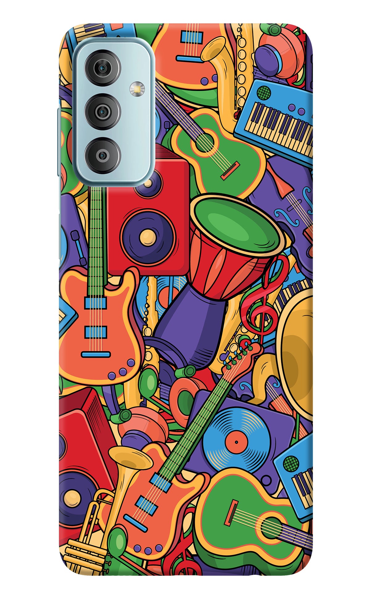 Music Instrument Doodle Samsung F23 5G Back Cover