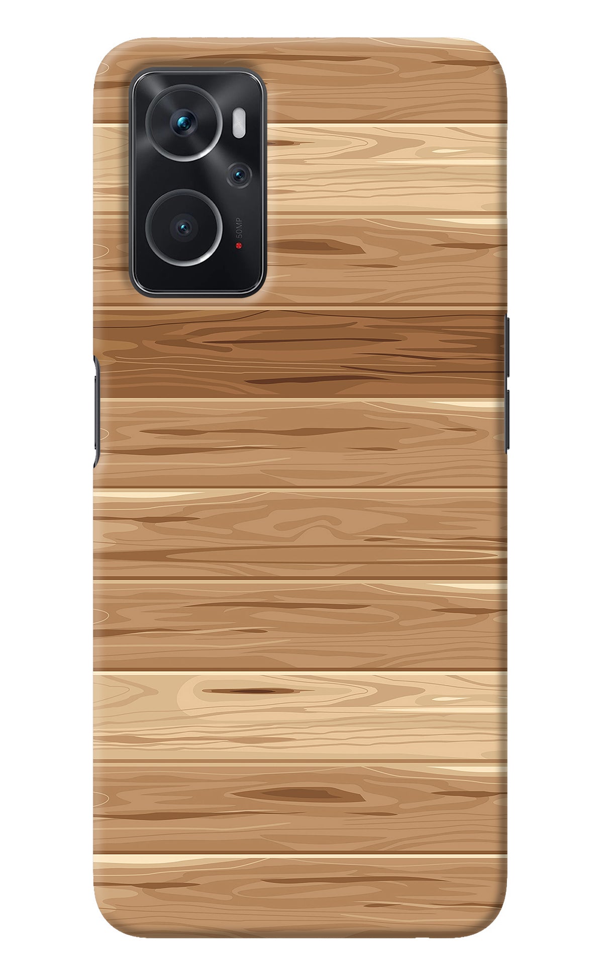 Wooden Vector Oppo K10 4G Back Cover