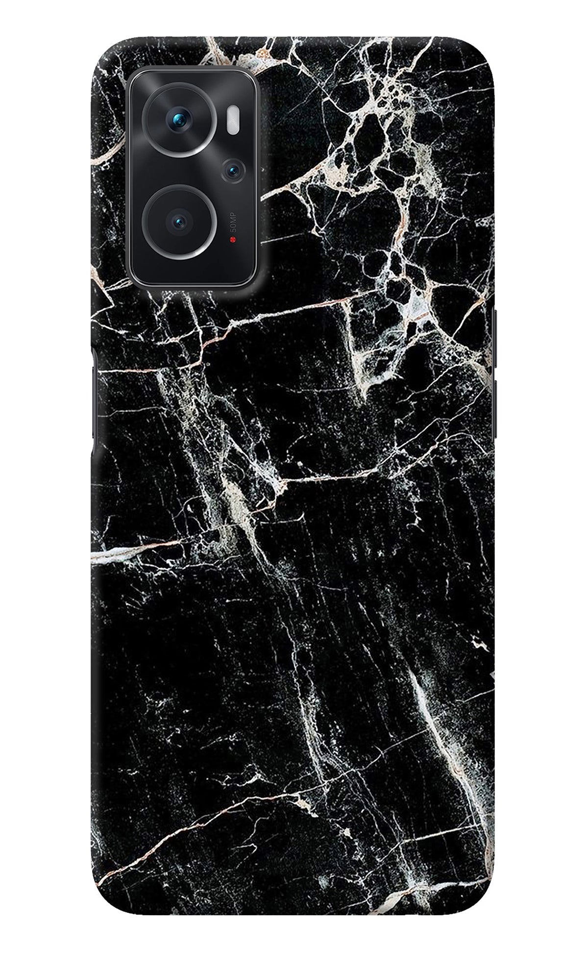 Black Marble Texture Oppo K10 4G Back Cover