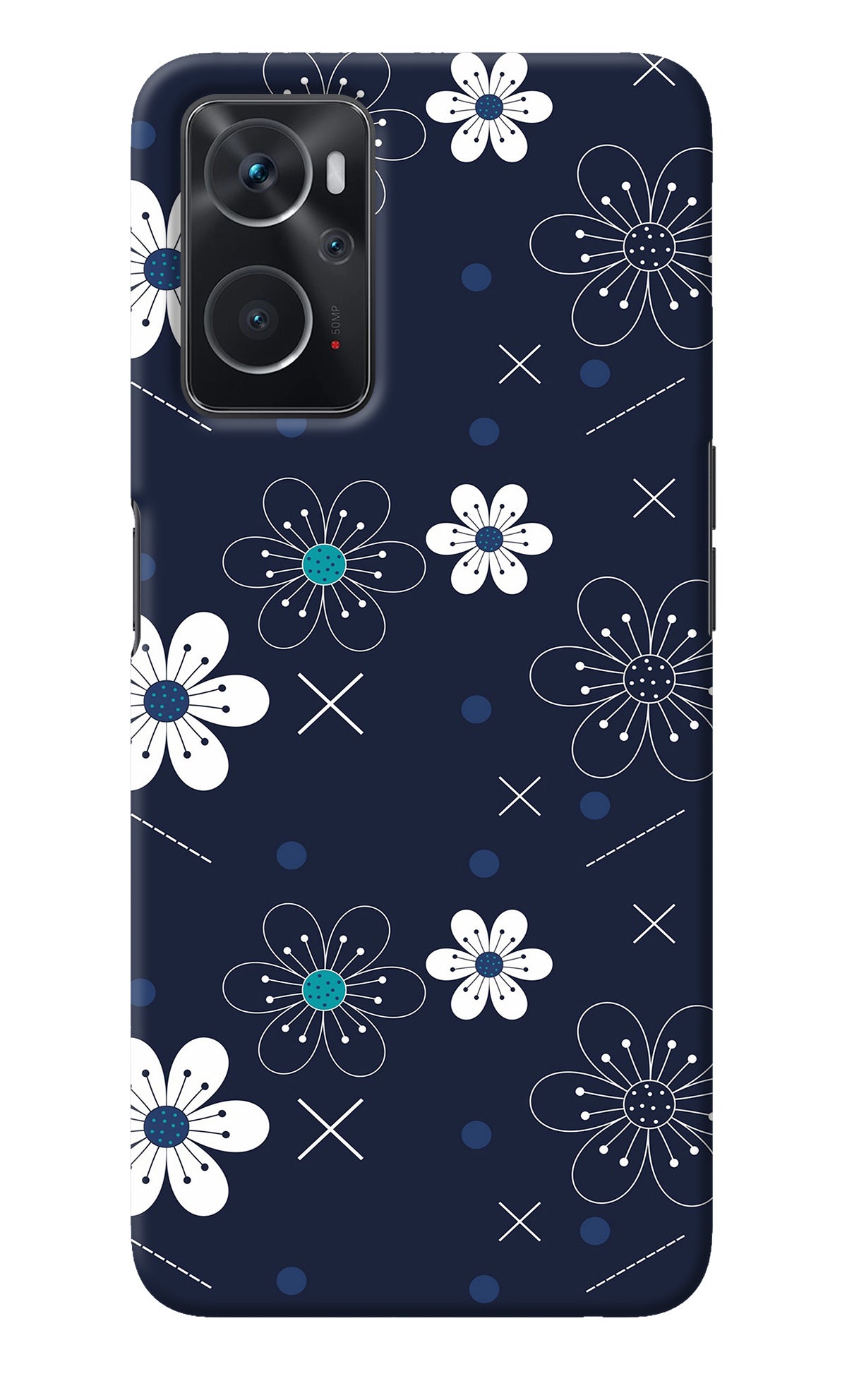 Flowers Oppo K10 4G Back Cover