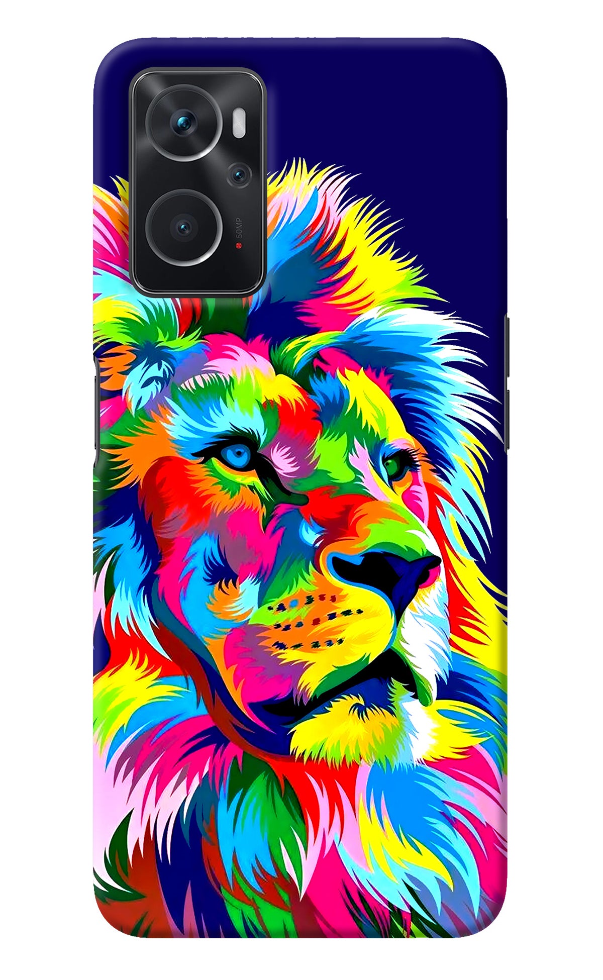 Vector Art Lion Oppo K10 4G Back Cover