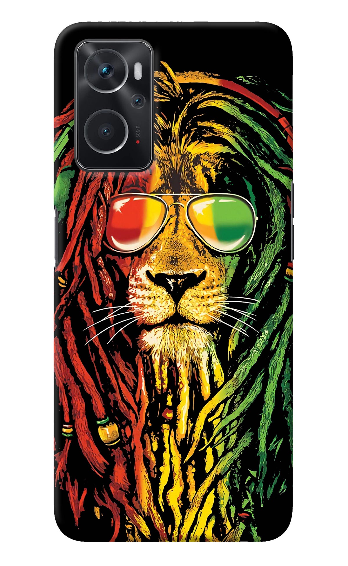 Rasta Lion Oppo K10 4G Back Cover