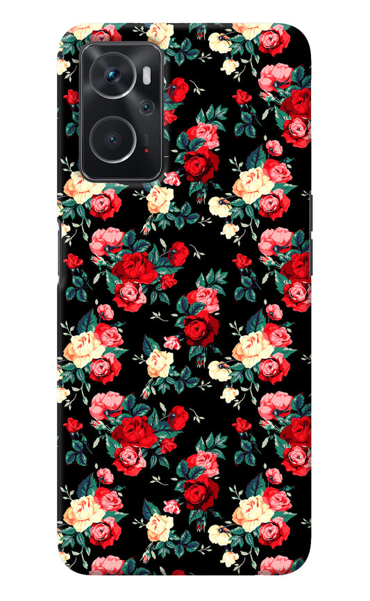 Rose Pattern Oppo K10 4G Back Cover