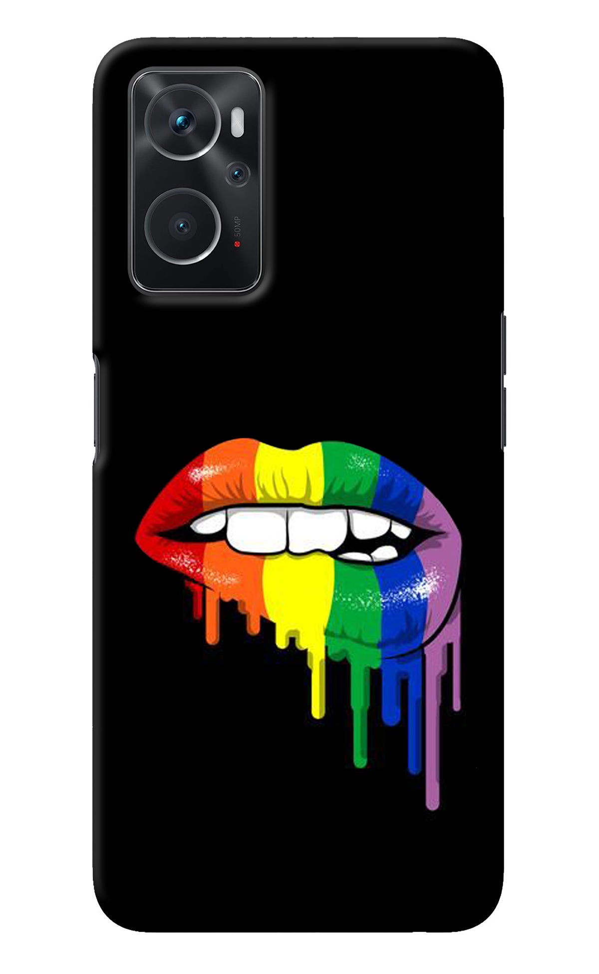 Lips Biting Oppo K10 4G Back Cover