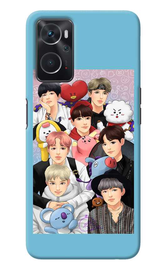 BTS with animals Oppo K10 4G Back Cover