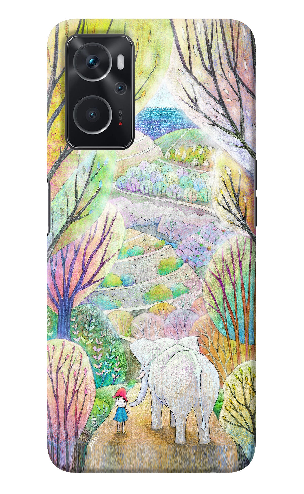 Nature Painting Oppo K10 4G Back Cover