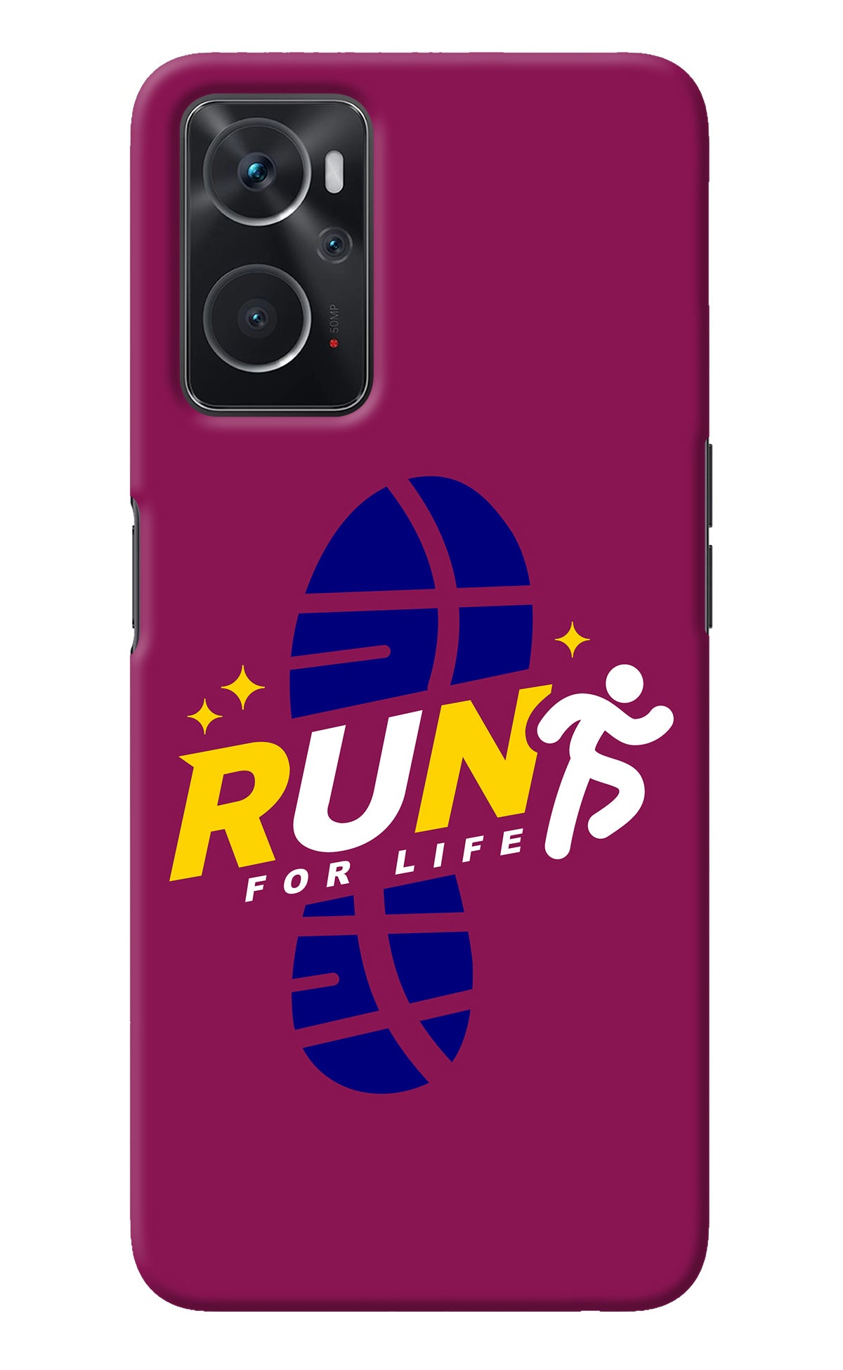 Run for Life Oppo K10 4G Back Cover