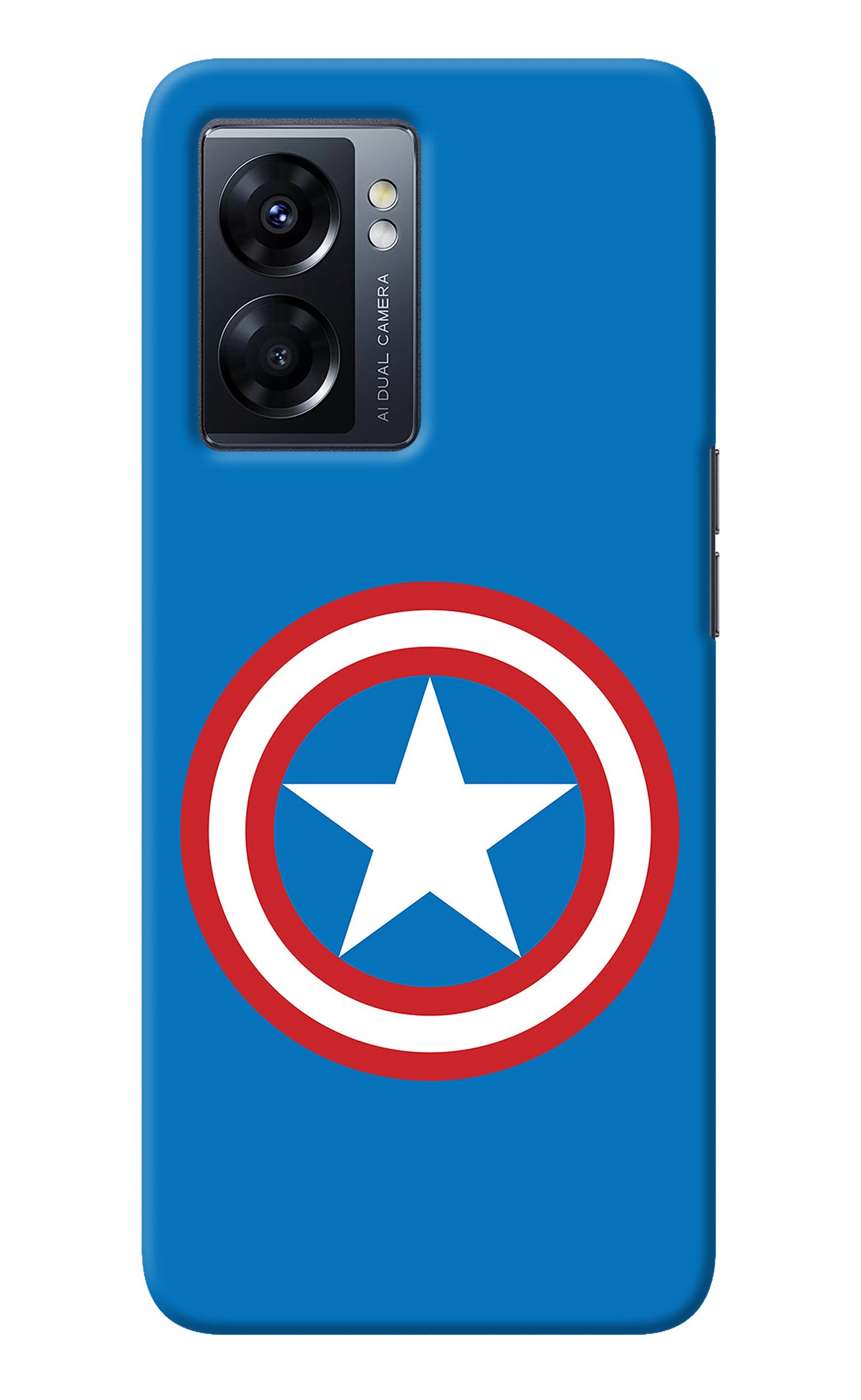 Captain America Logo Oppo K10 5G Back Cover