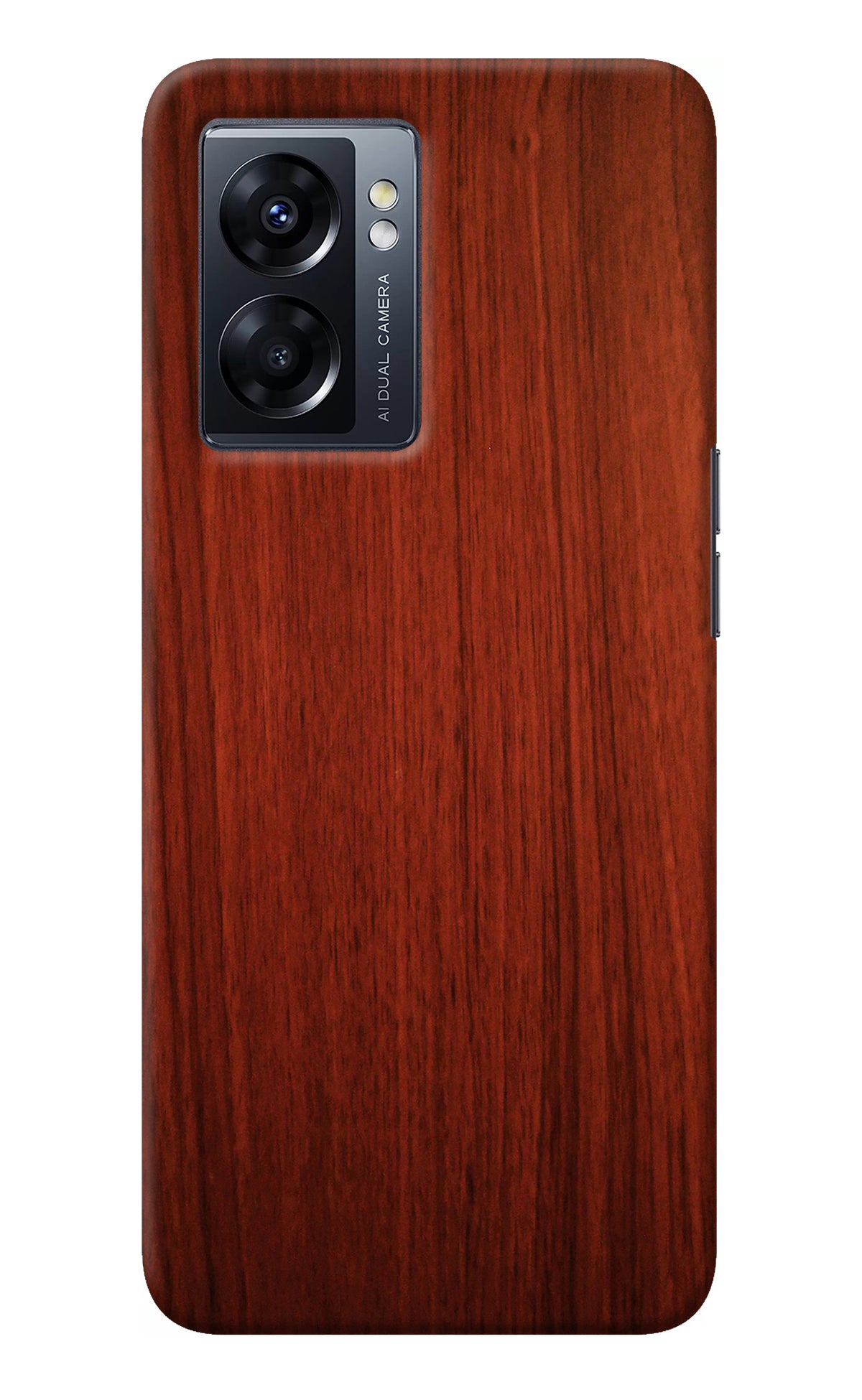 Wooden Plain Pattern Oppo K10 5G Back Cover