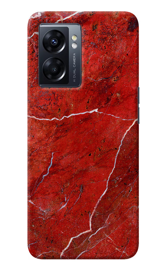 Red Marble Design Oppo K10 5G Back Cover