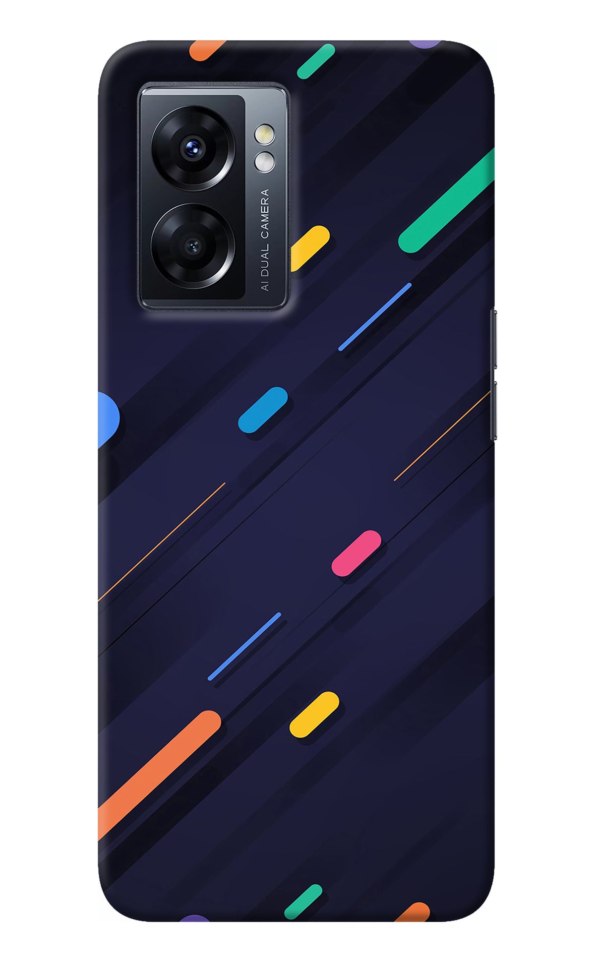 Abstract Design Oppo K10 5G Back Cover