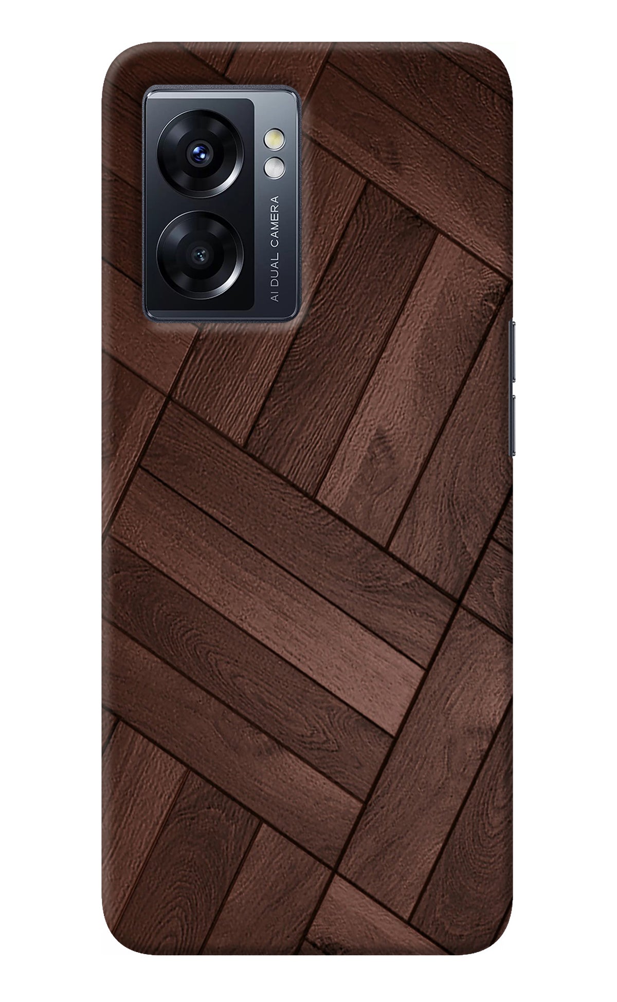 Wooden Texture Design Oppo K10 5G Back Cover