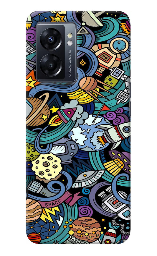 Space Abstract Oppo K10 5G Back Cover