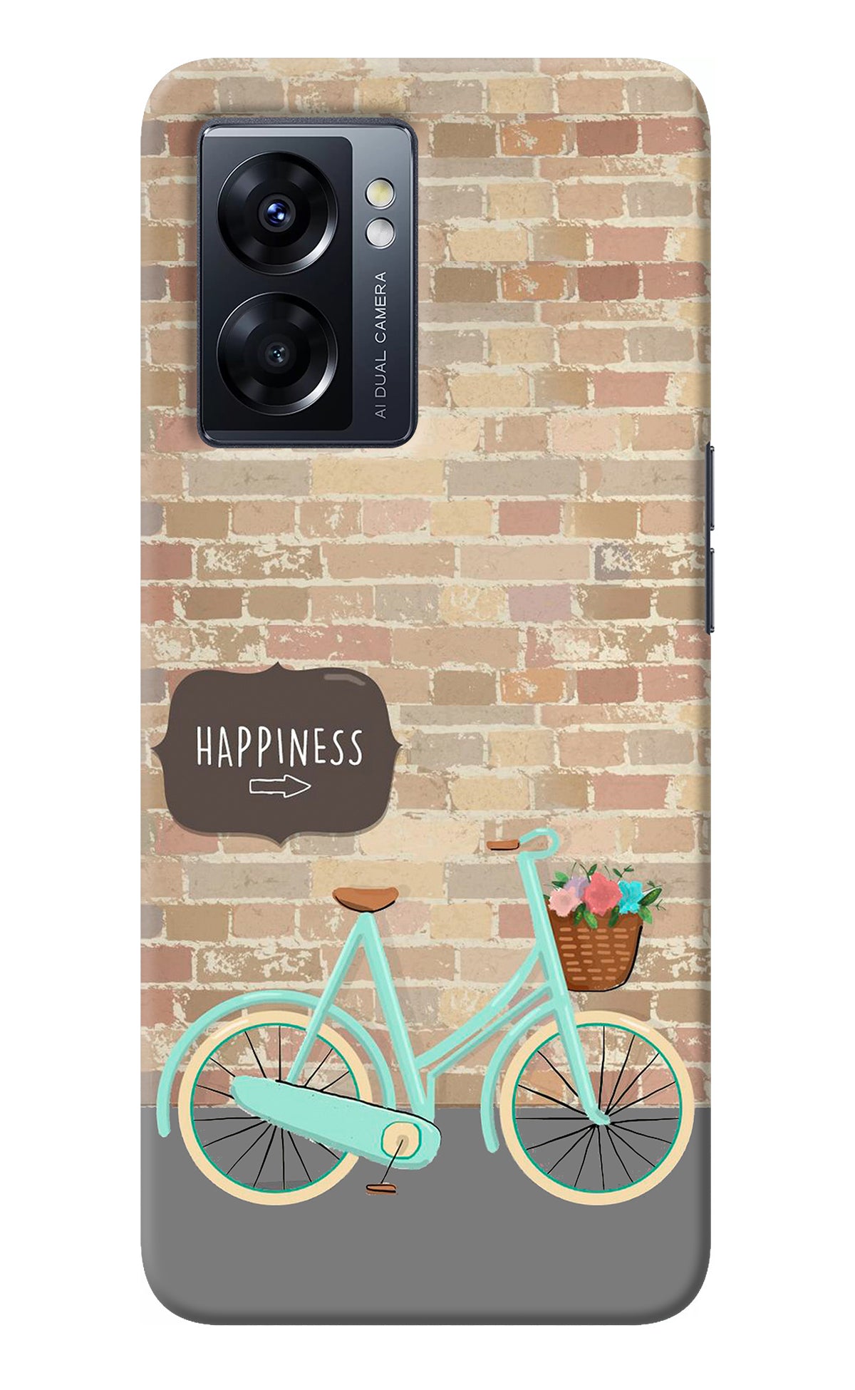 Happiness Artwork Oppo K10 5G Back Cover