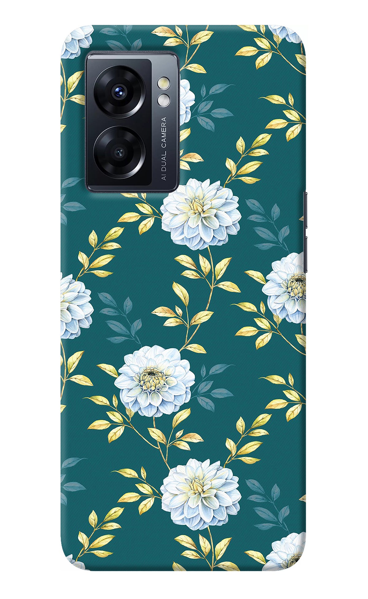 Flowers Oppo K10 5G Back Cover