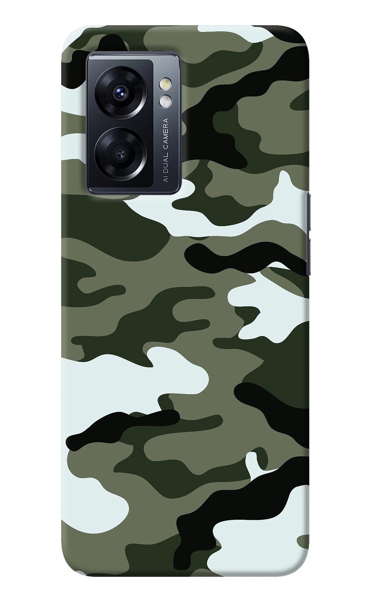 Camouflage Oppo K10 5G Back Cover