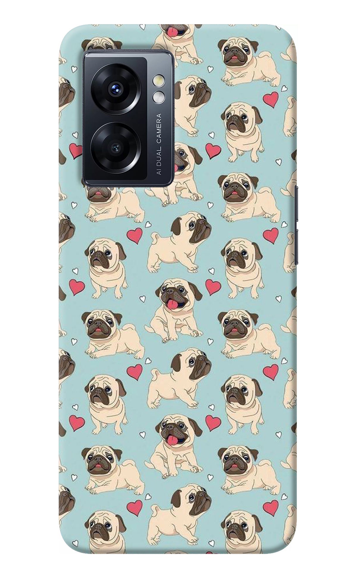 Pug Dog Oppo K10 5G Back Cover