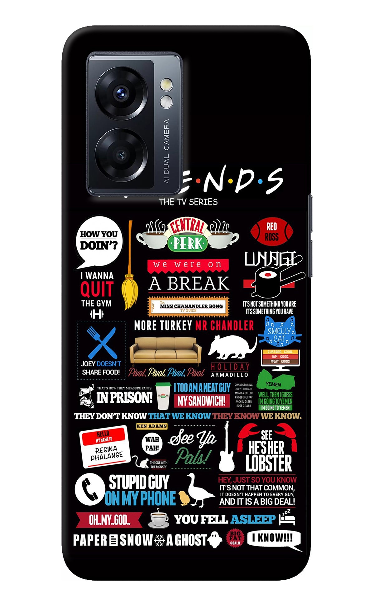 FRIENDS Oppo K10 5G Back Cover