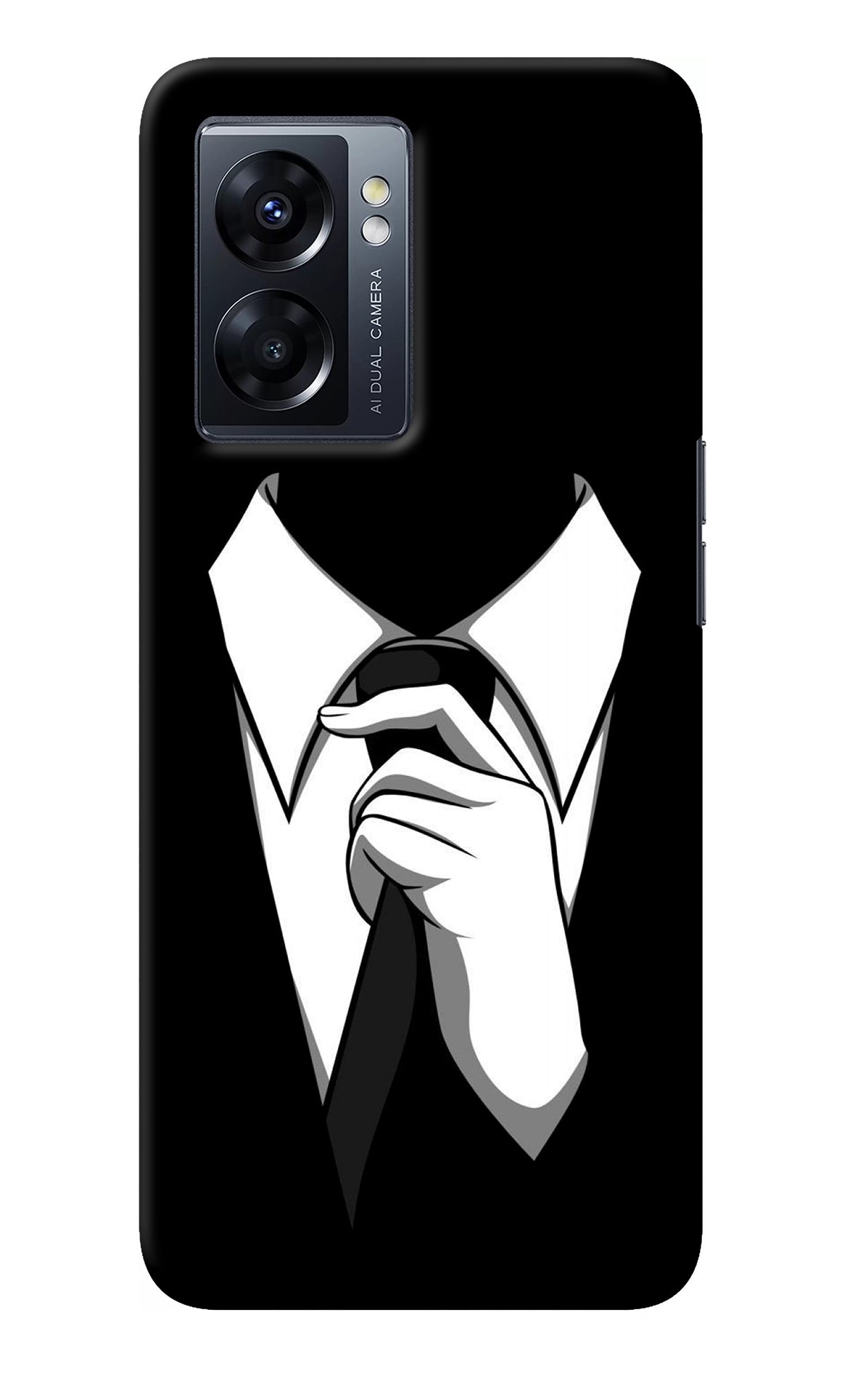 Black Tie Oppo K10 5G Back Cover