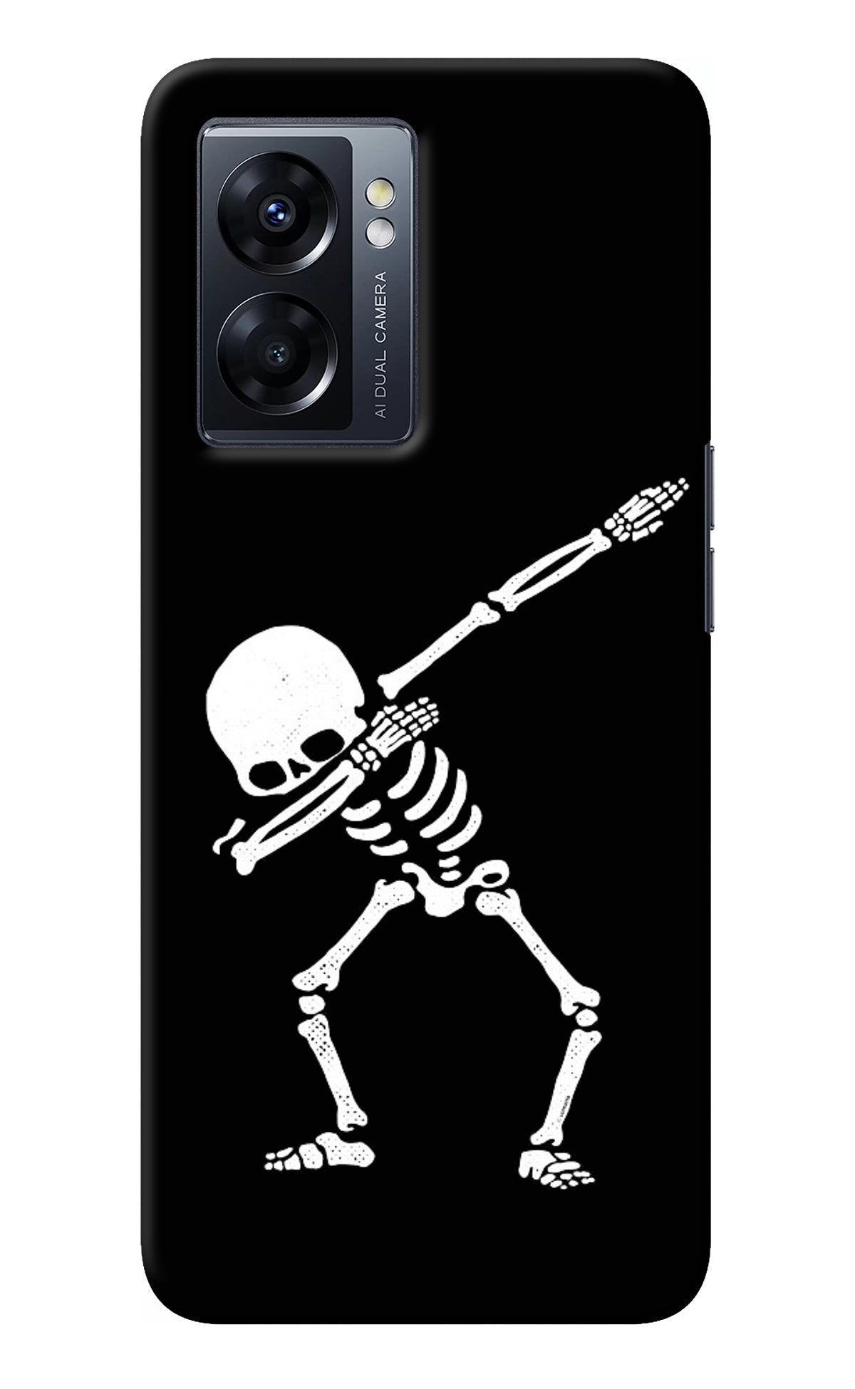 Dabbing Skeleton Art Oppo K10 5G Back Cover