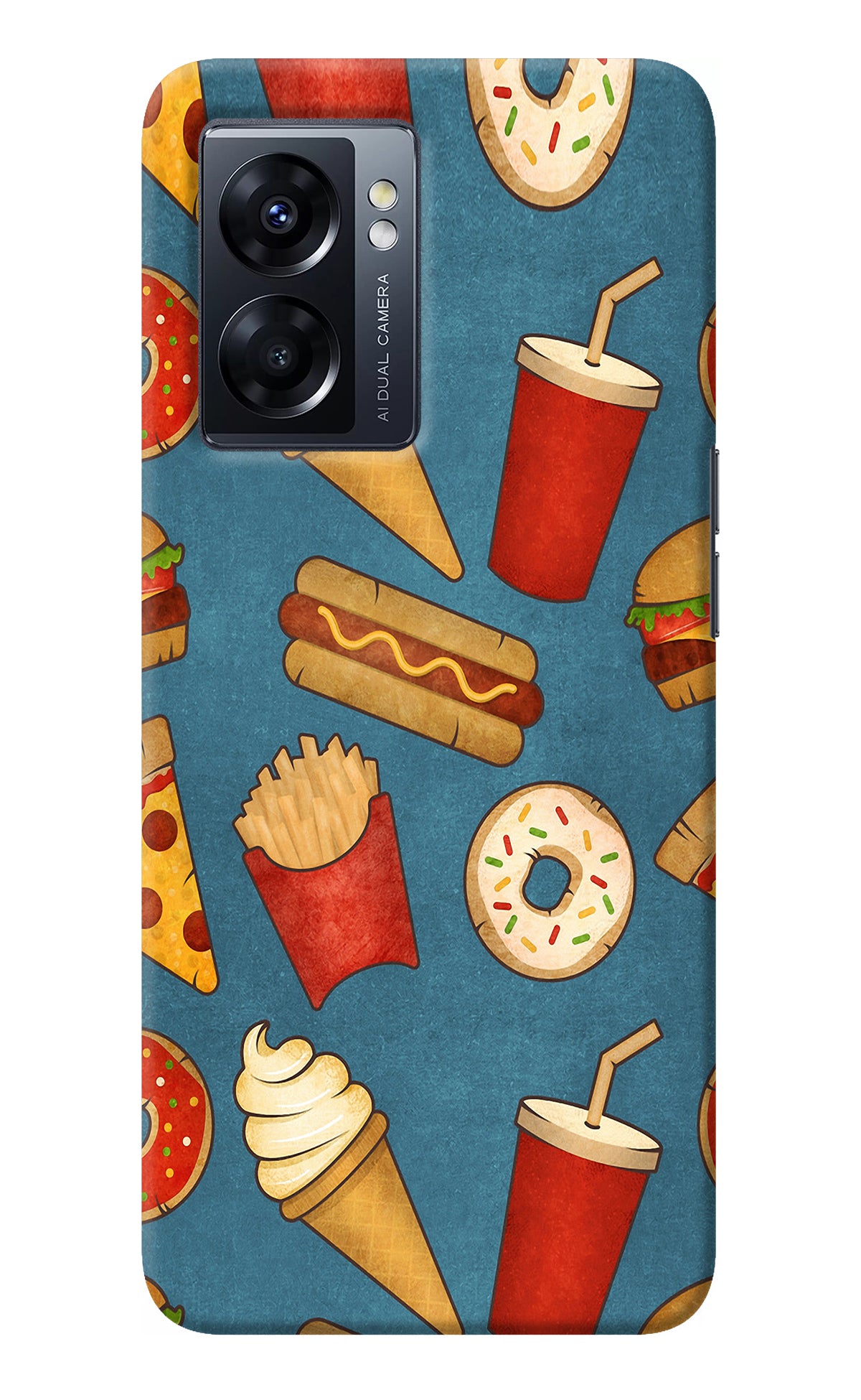 Foodie Oppo K10 5G Back Cover