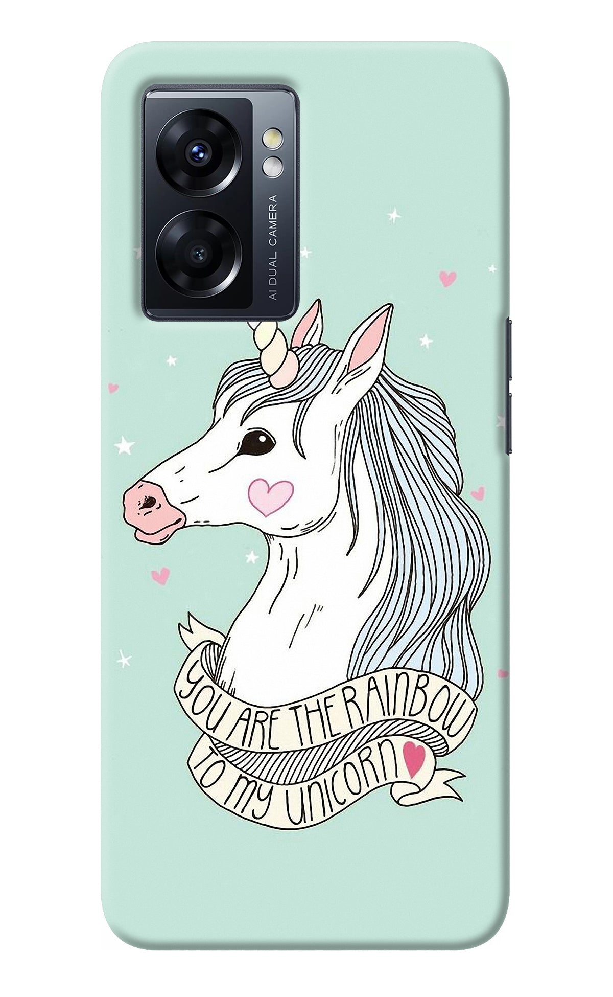 Unicorn Wallpaper Oppo K10 5G Back Cover