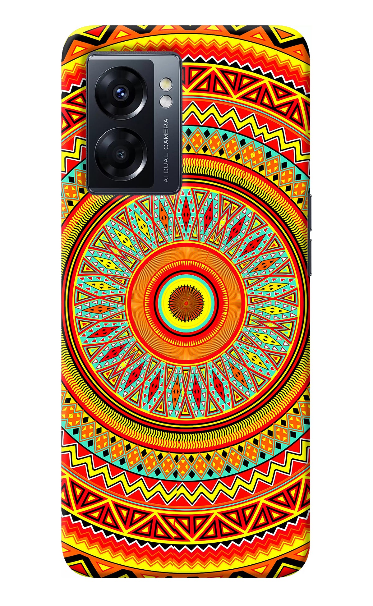 Mandala Pattern Oppo K10 5G Back Cover