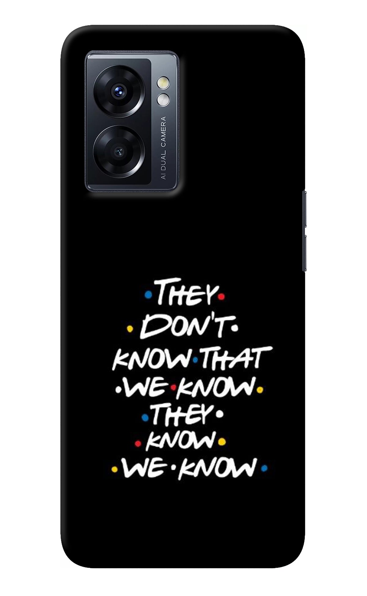 FRIENDS Dialogue Oppo K10 5G Back Cover