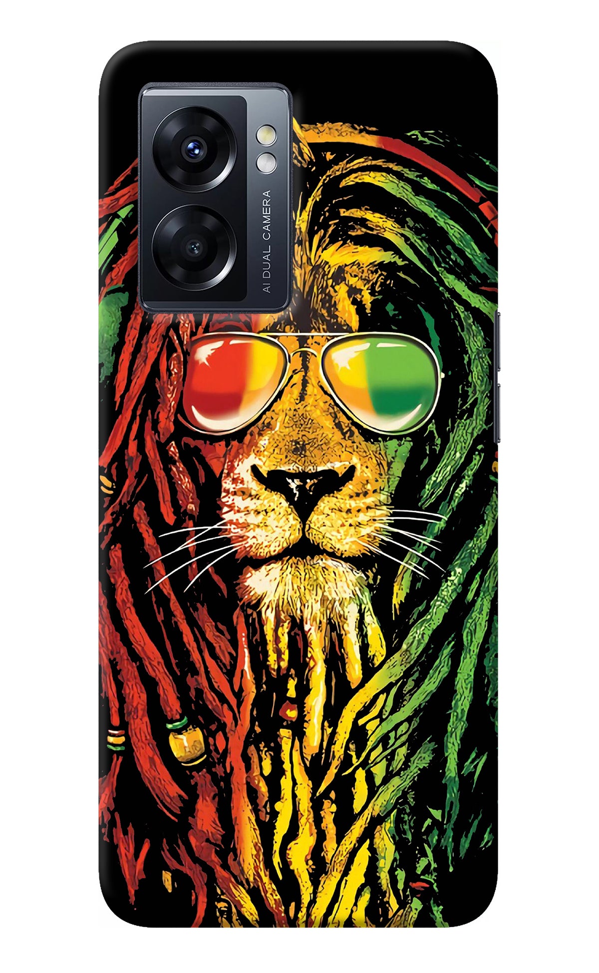 Rasta Lion Oppo K10 5G Back Cover