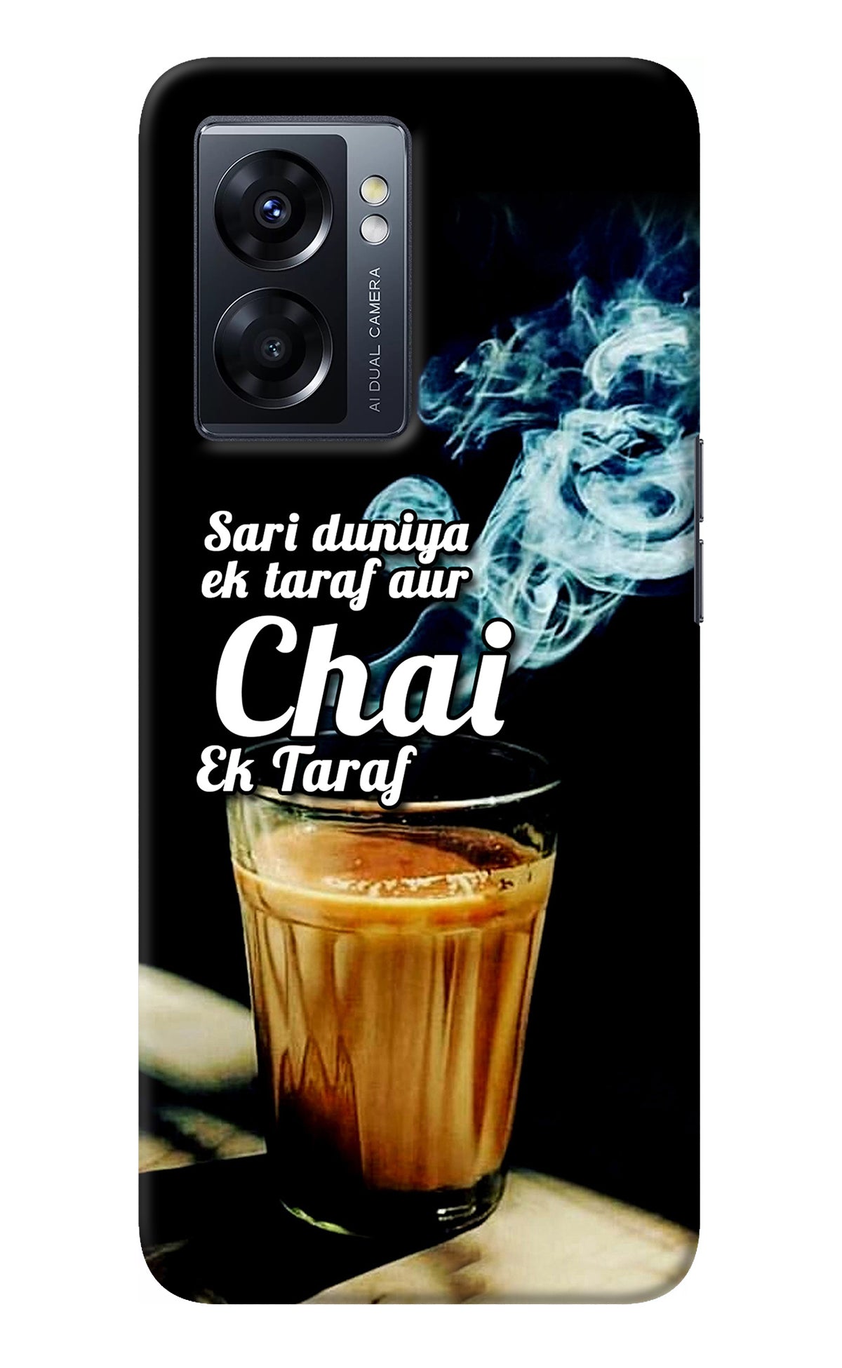 Chai Ek Taraf Quote Oppo K10 5G Back Cover