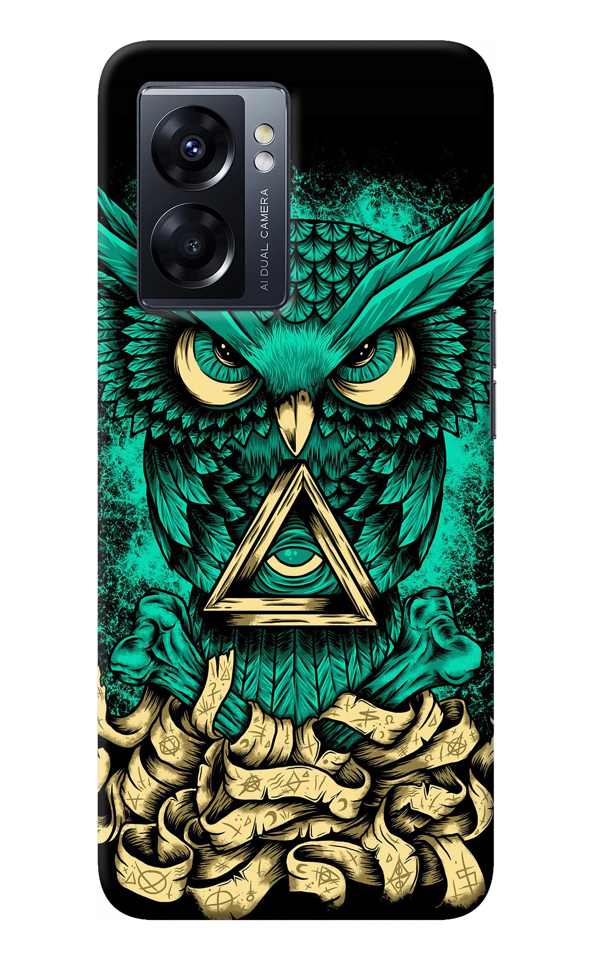 Green Owl Oppo K10 5G Back Cover