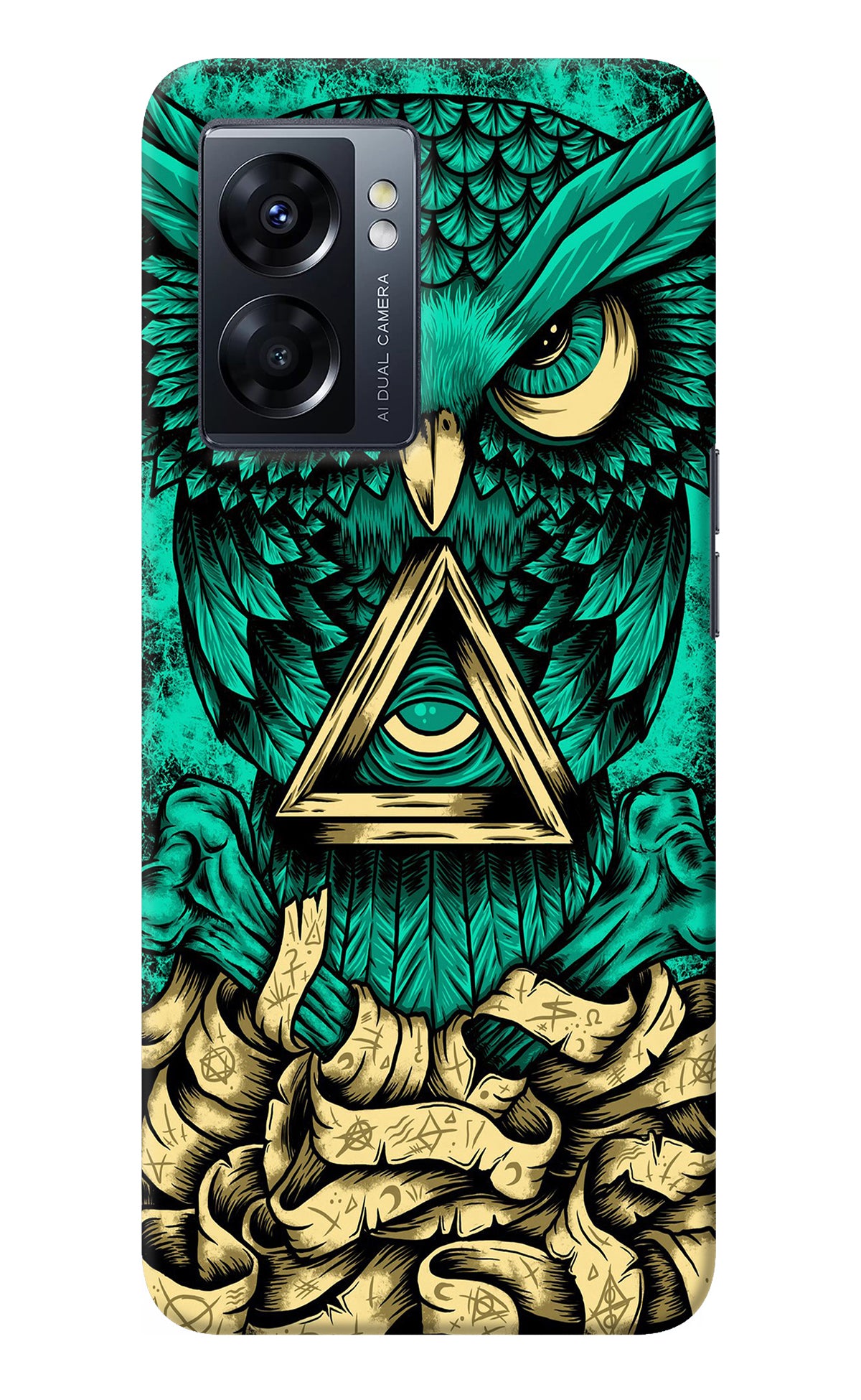 Green Owl Oppo K10 5G Back Cover