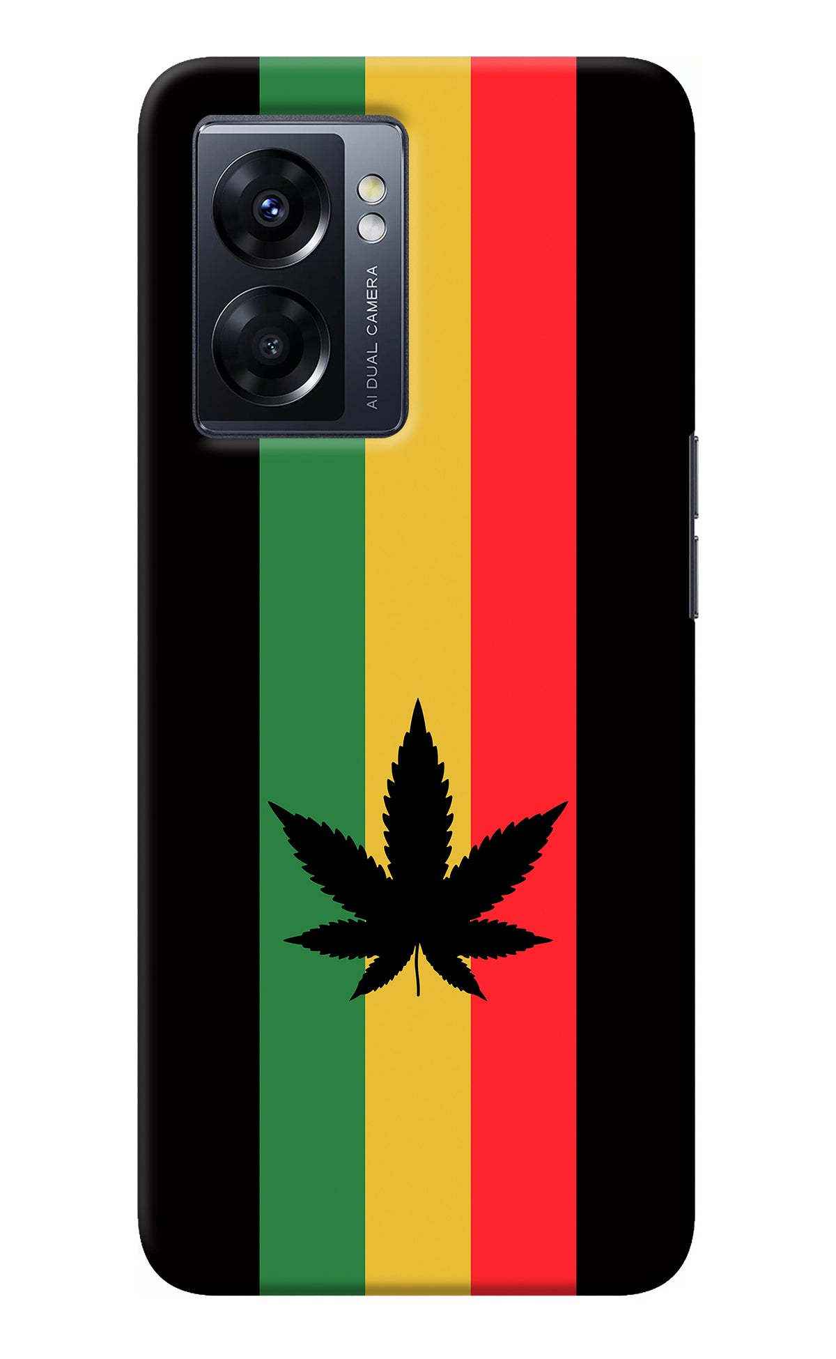 Weed Flag Oppo K10 5G Back Cover