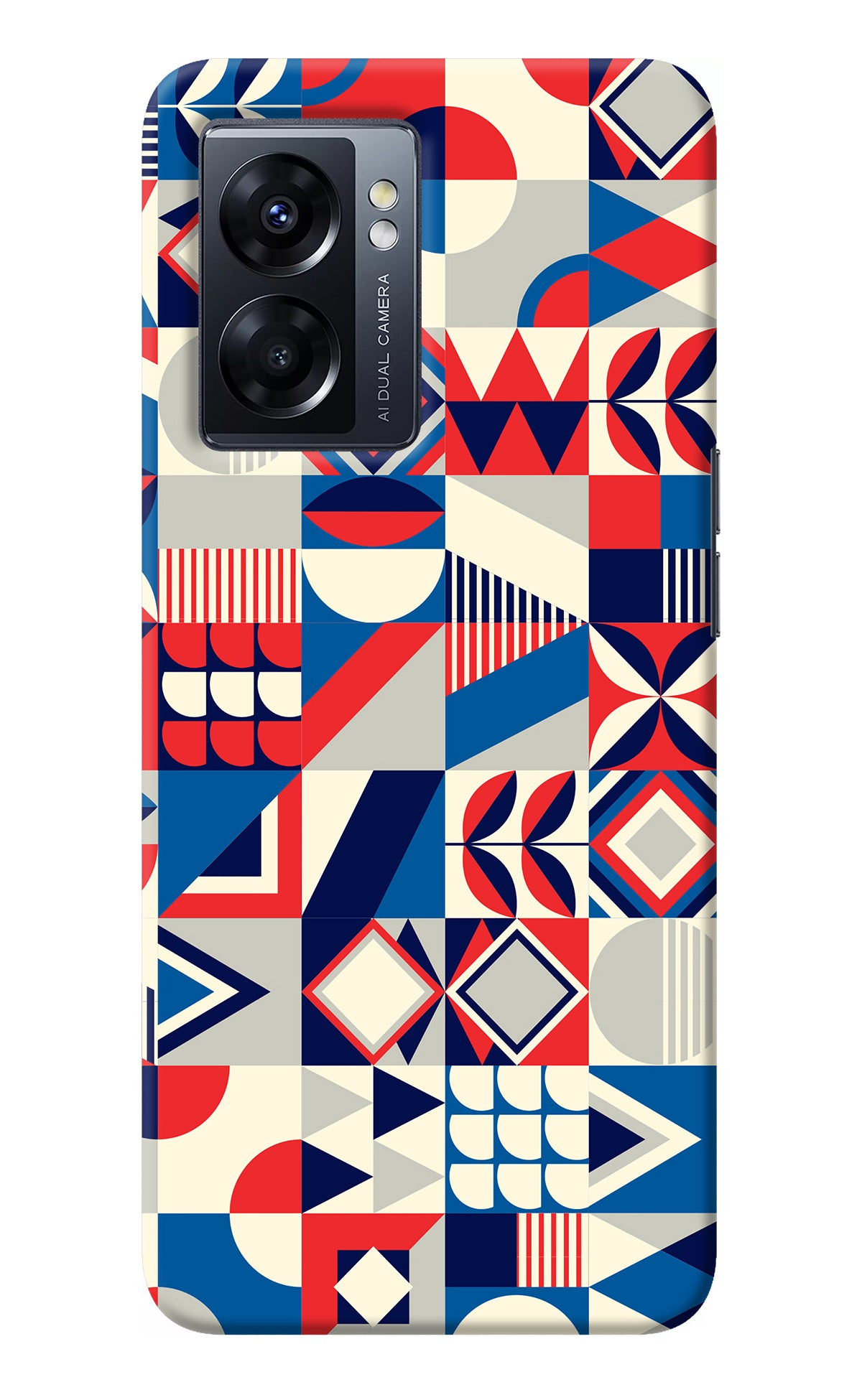 Colorful Pattern Oppo K10 5G Back Cover