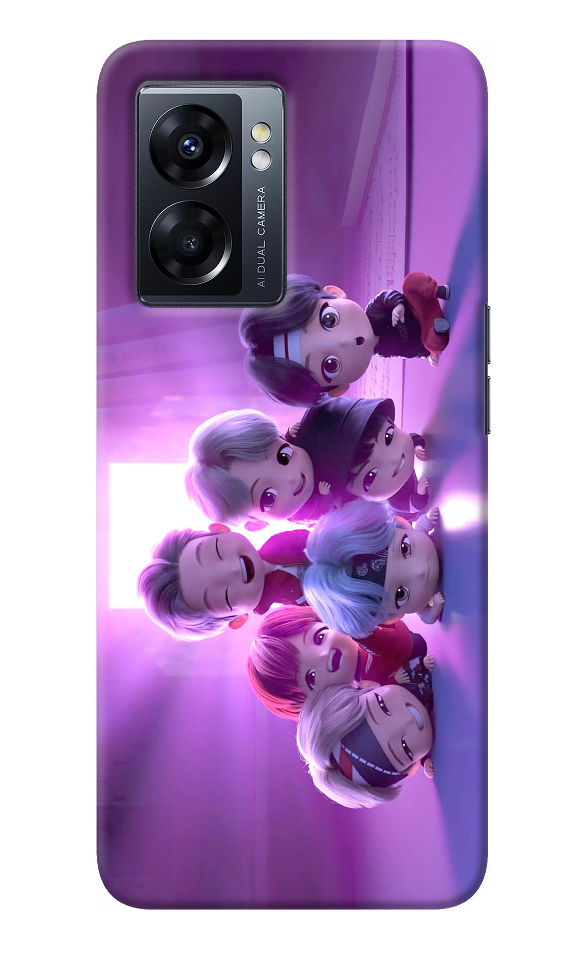 BTS Chibi Oppo K10 5G Back Cover