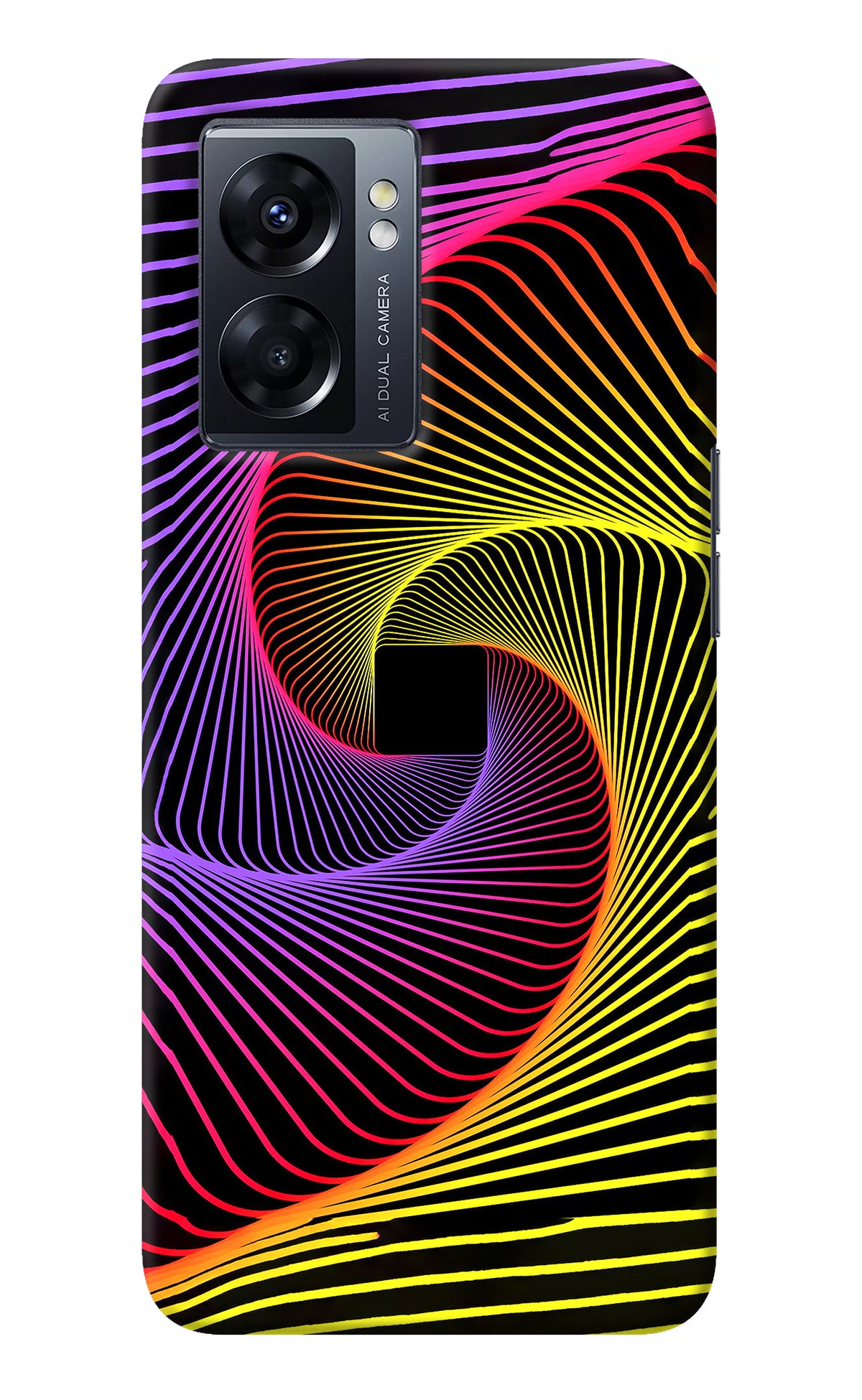 Colorful Strings Oppo K10 5G Back Cover