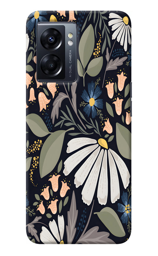 Flowers Art Oppo K10 5G Back Cover