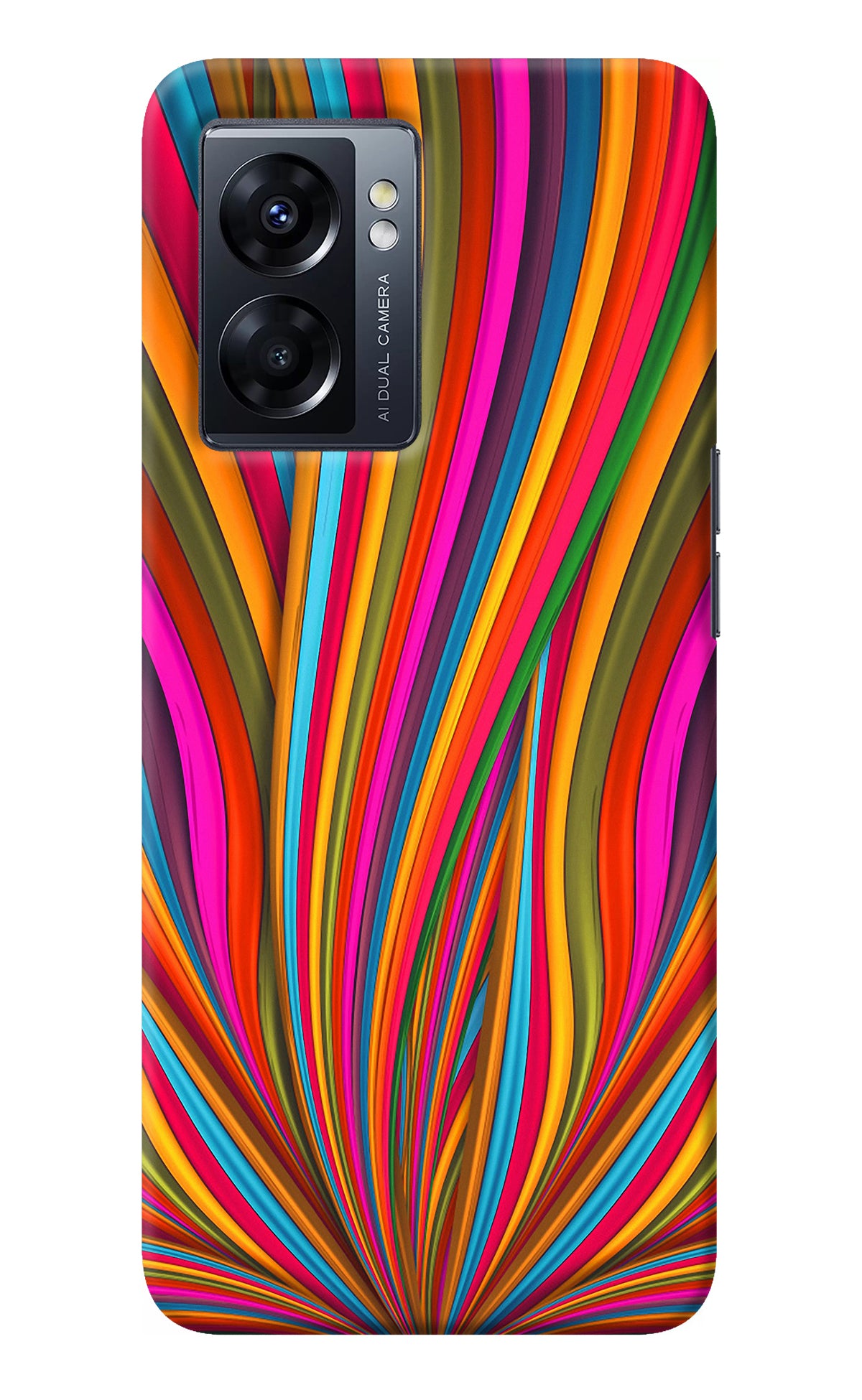 Trippy Wavy Oppo K10 5G Back Cover