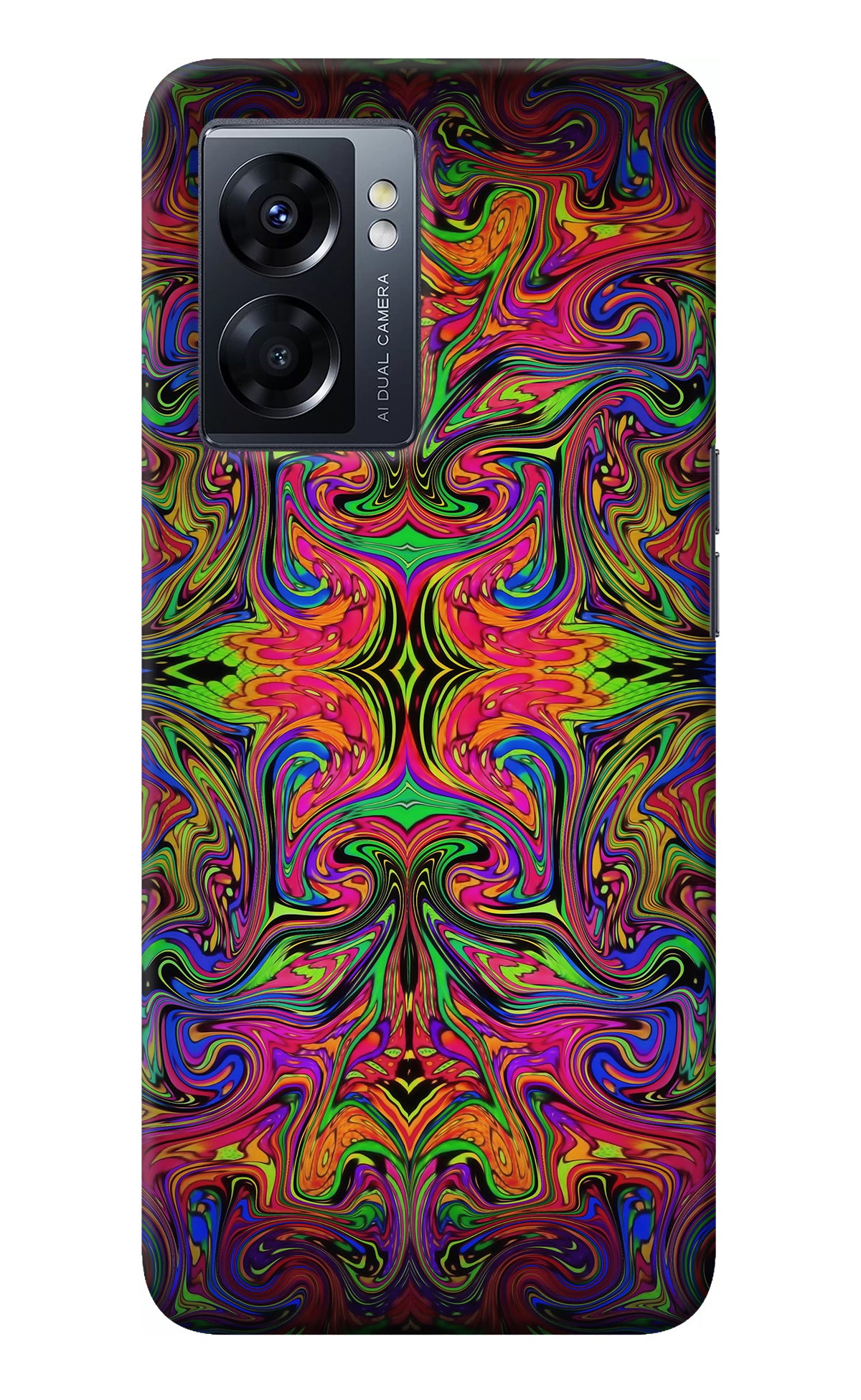 Psychedelic Art Oppo K10 5G Back Cover