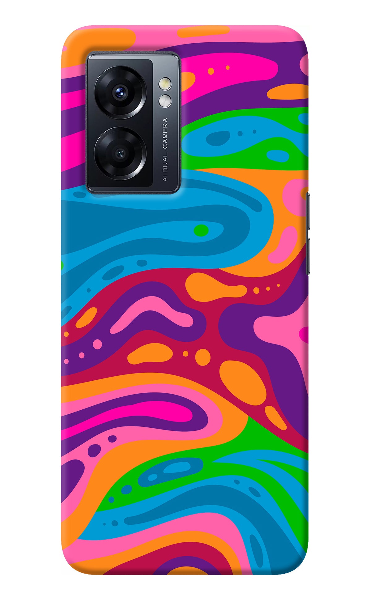 Trippy Pattern Oppo K10 5G Back Cover