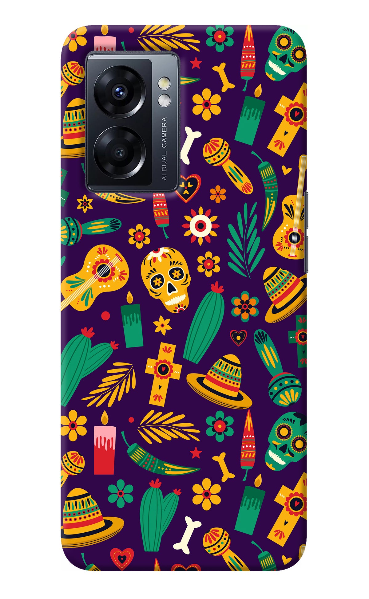 Mexican Artwork Oppo K10 5G Back Cover