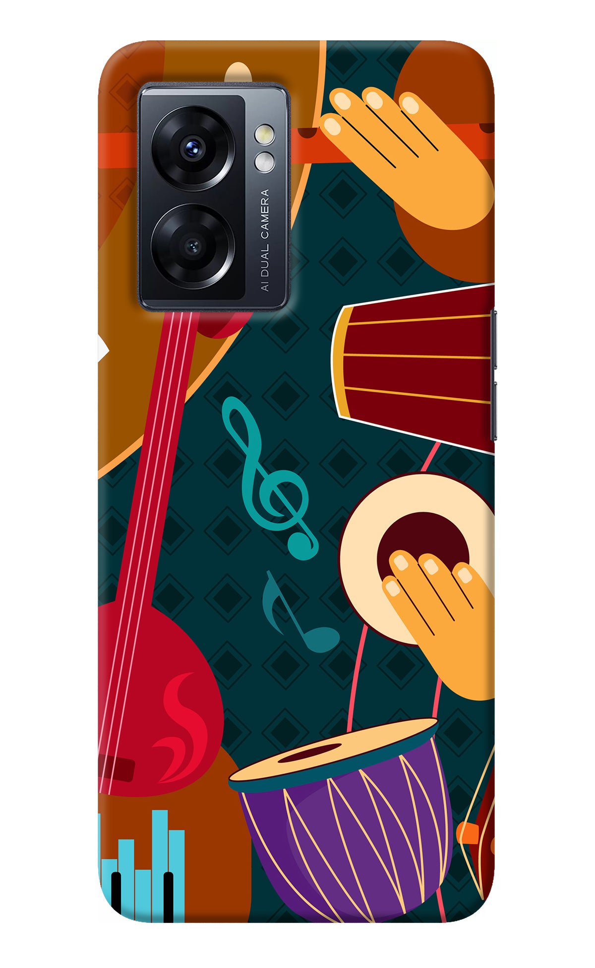 Music Instrument Oppo K10 5G Back Cover