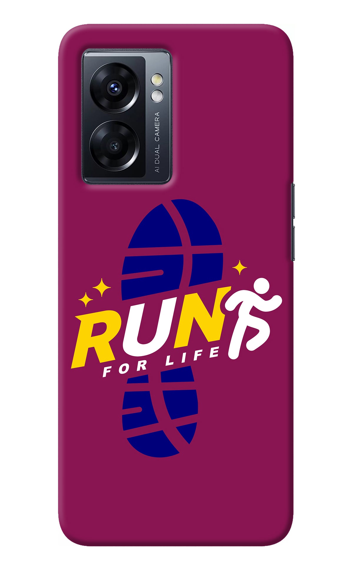 Run for Life Oppo K10 5G Back Cover