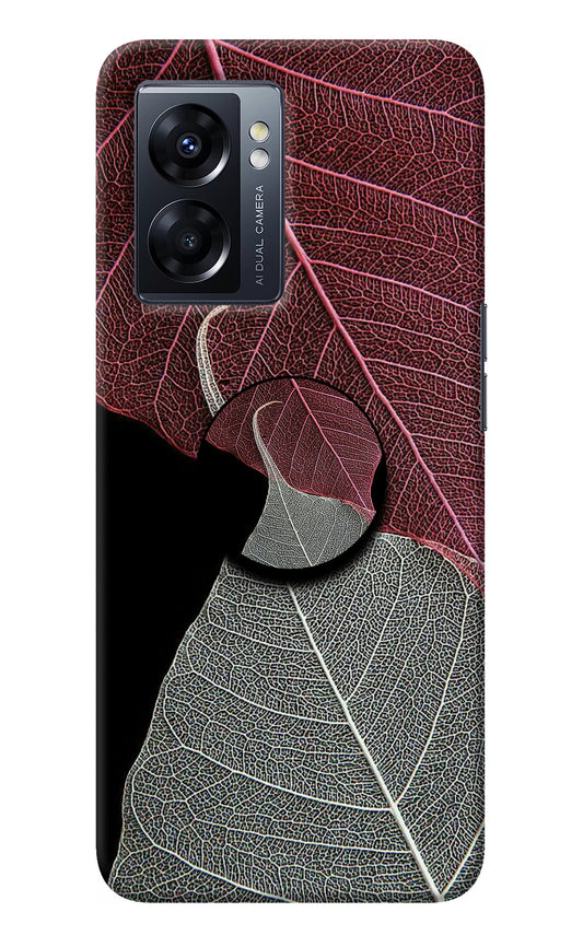 Leaf Pattern Oppo K10 5G Pop Case