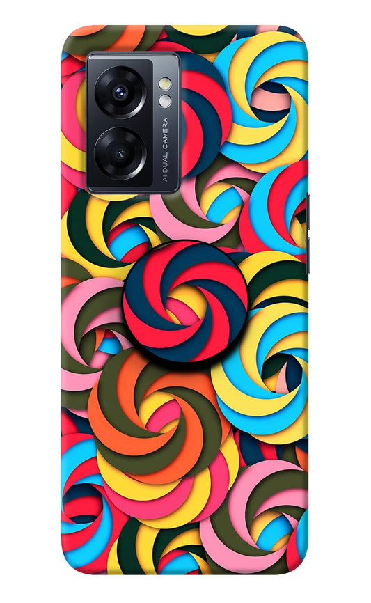 Spiral Pattern Oppo K10 5G Pop Case