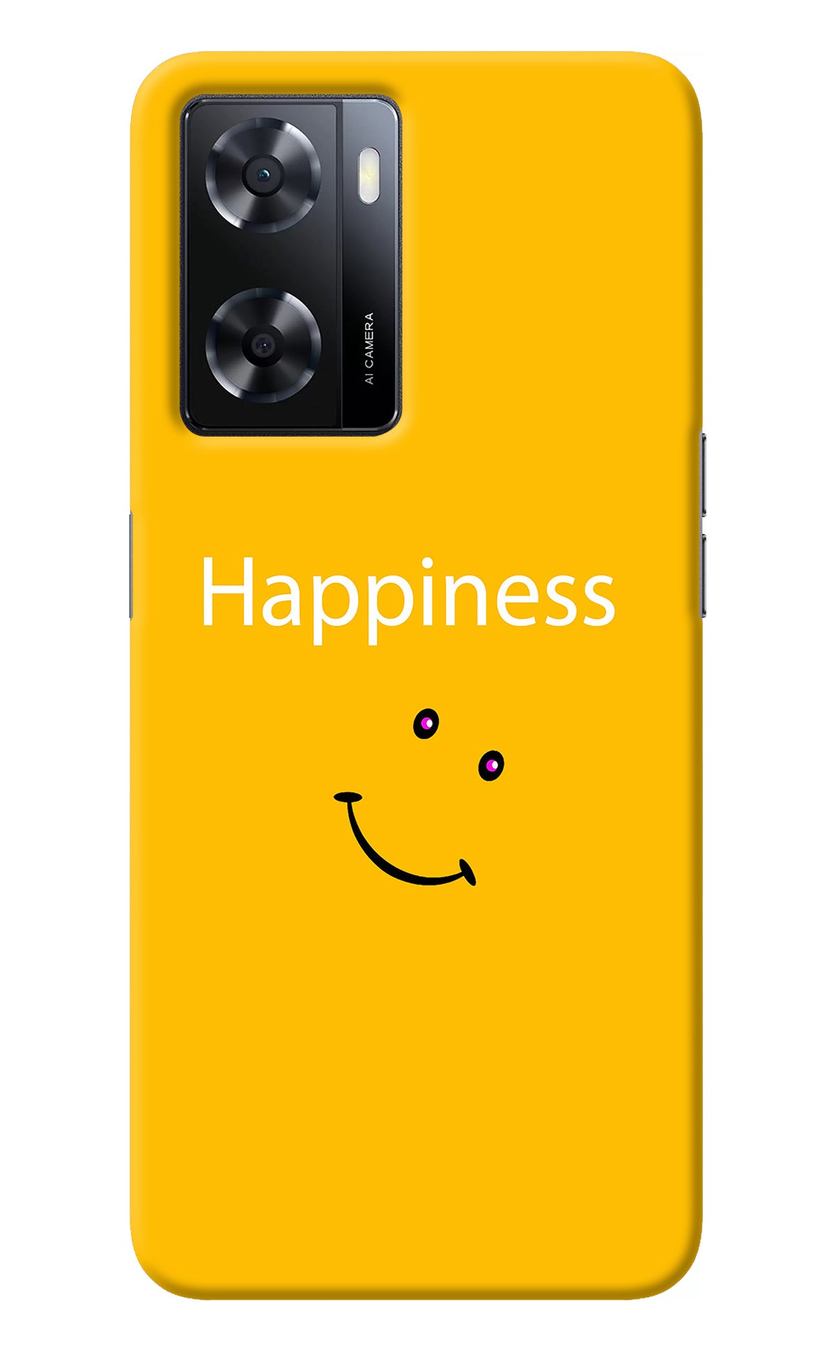 Happiness With Smiley Oppo A57 2022 Back Cover