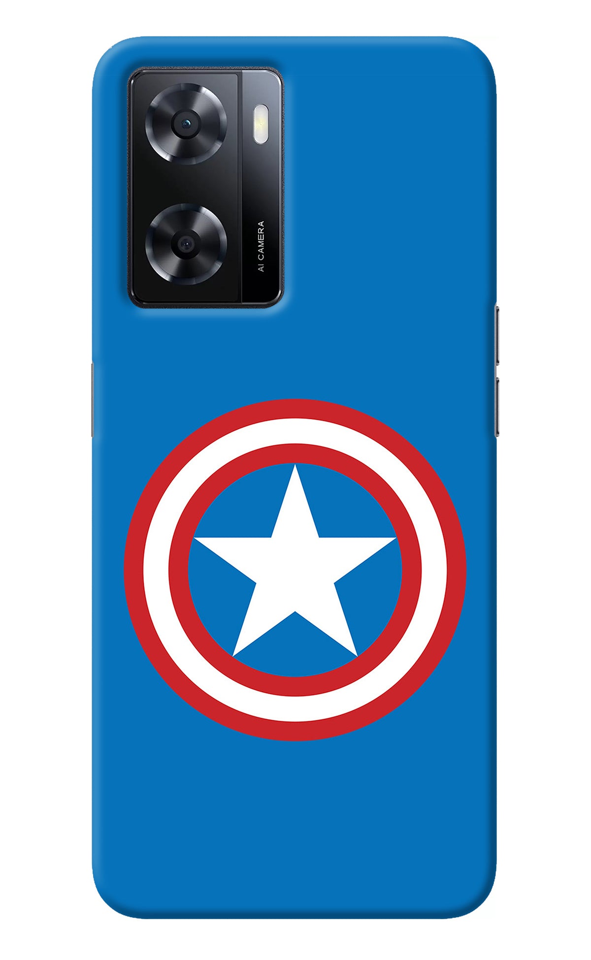 Captain America Logo Oppo A57 2022 Back Cover