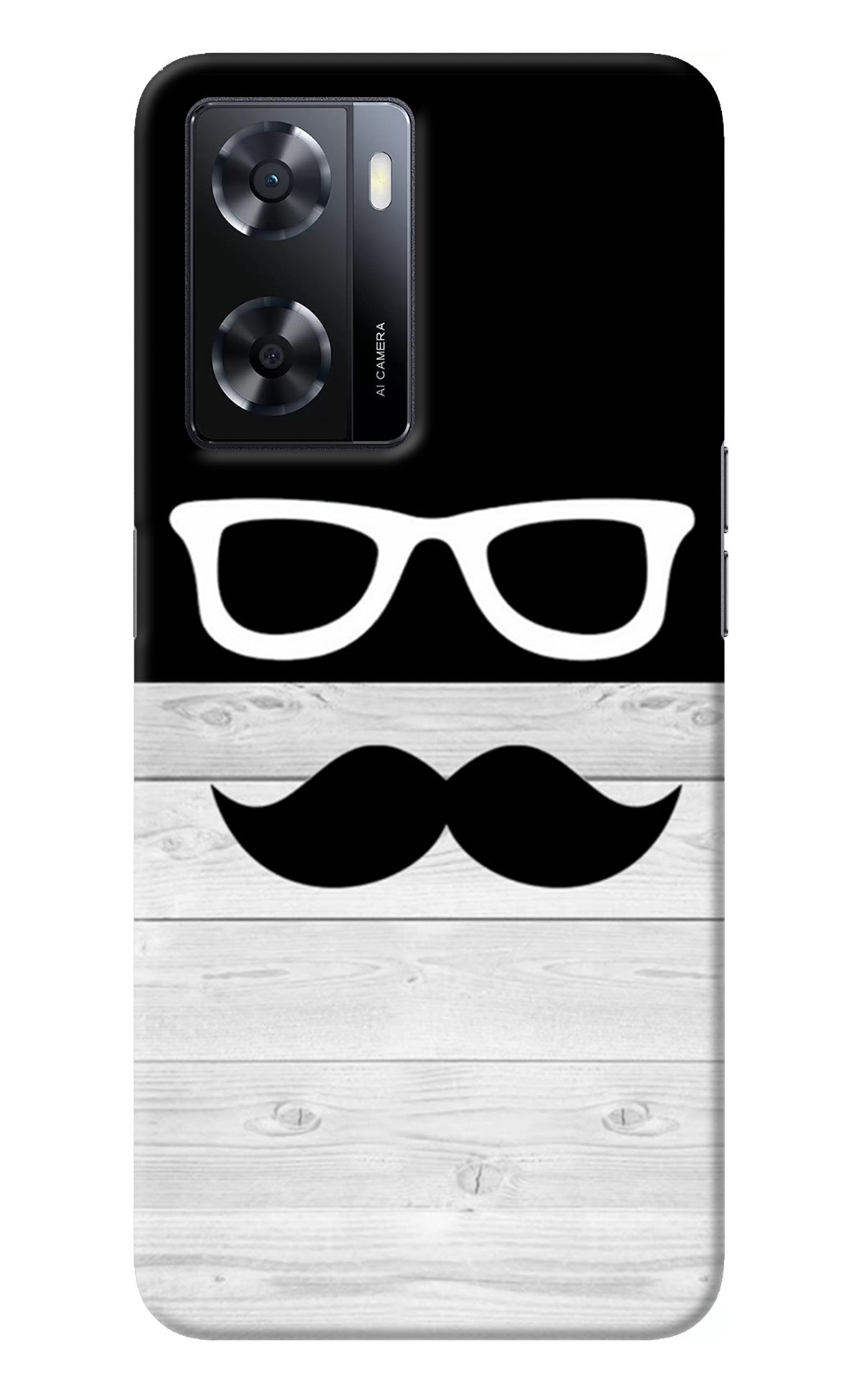 Mustache Oppo A57 2022 Back Cover