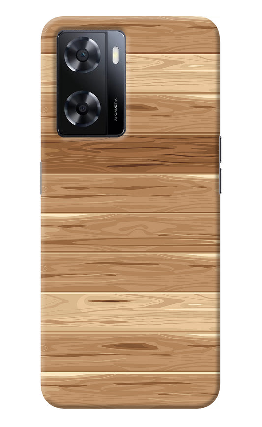 Wooden Vector Oppo A57 2022 Back Cover